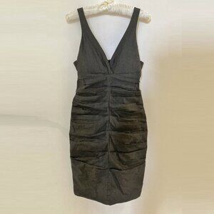 Nicole Miller Krista Cotton/Metal Fabric Dress